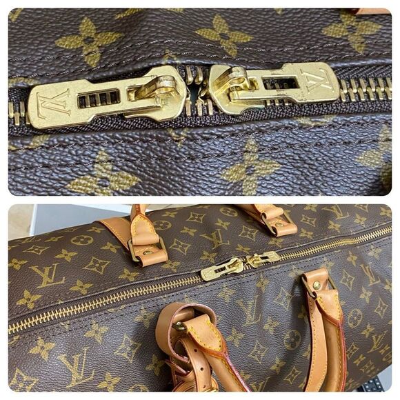 LOUIS VUITTON Monogram Keepallโ55 Travel Bag ๐งณ LV 29 - Picture 8 of 17
